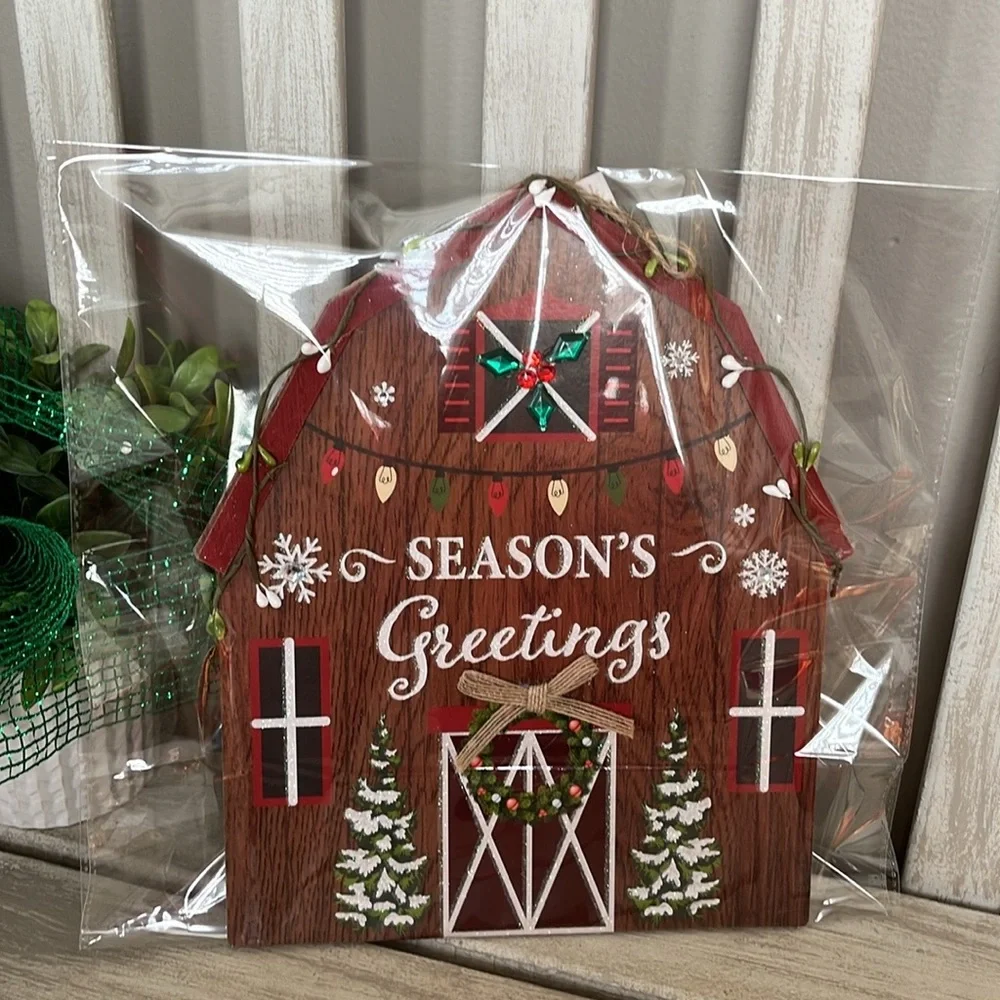 Clearance Christmas Holiday Door-Wall Hanging 🎄🆕🎄⭐️2 For $14 item⭐️